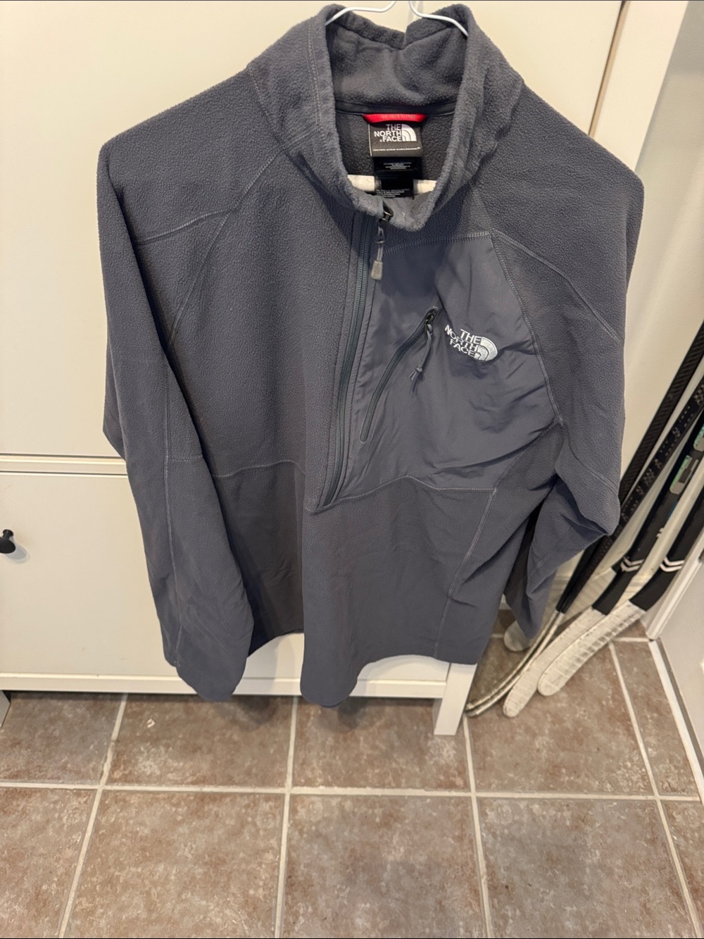 The North Face Dark Gray Half-Zip Fleece Pullover